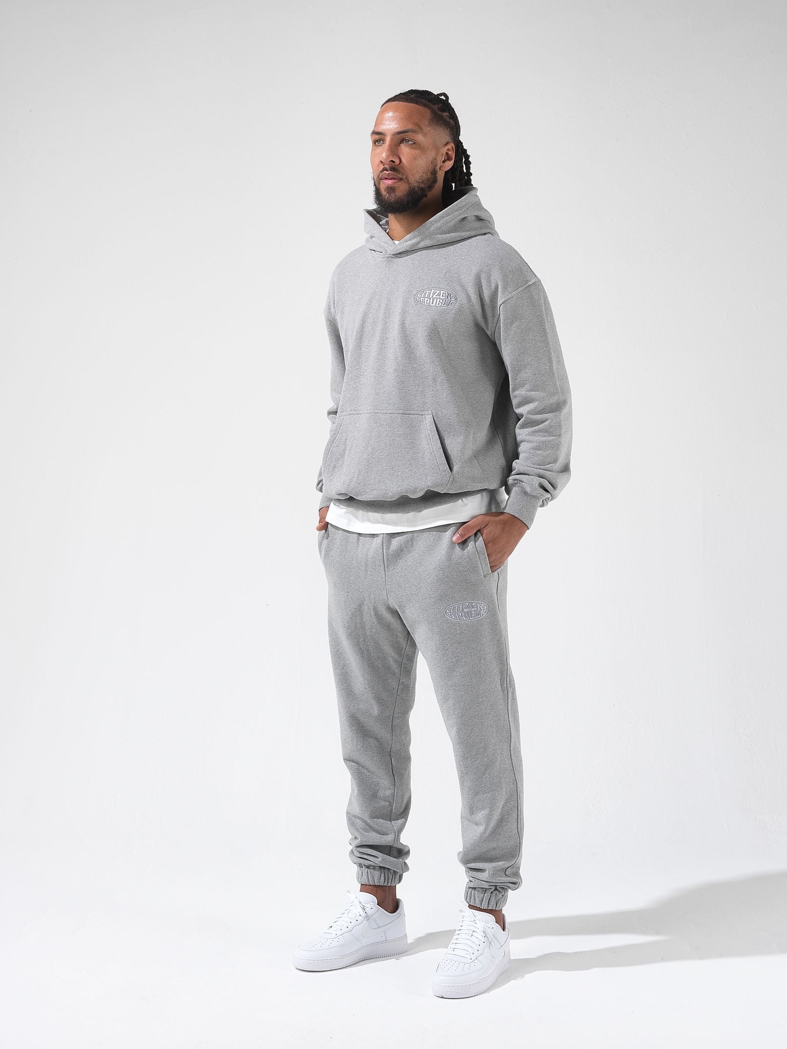 EMBROIDERED SIGNATURE COTTON JOGGING TROUSERS