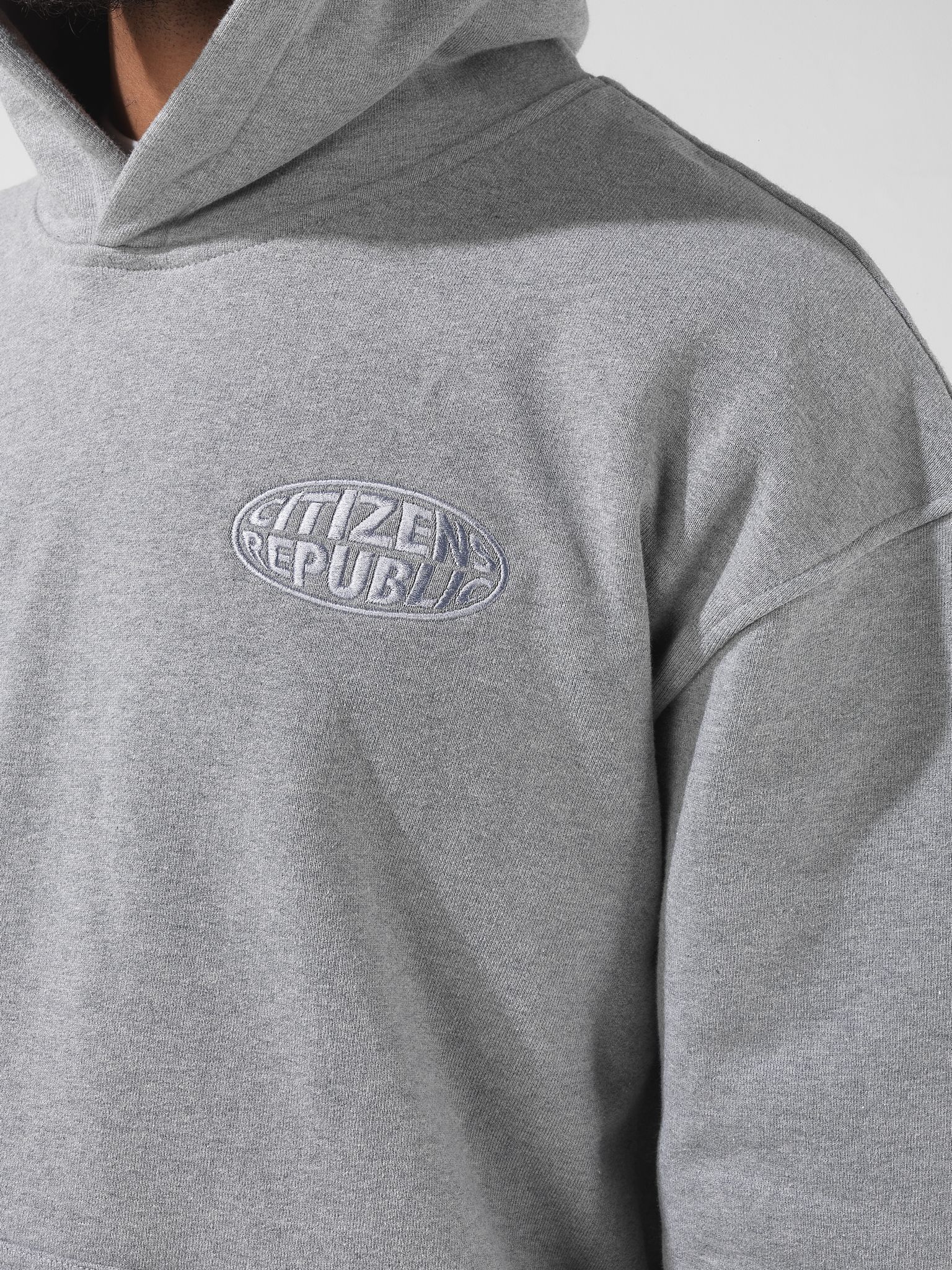 EMBROIDERED SIGNATURE COTTON HOODIE